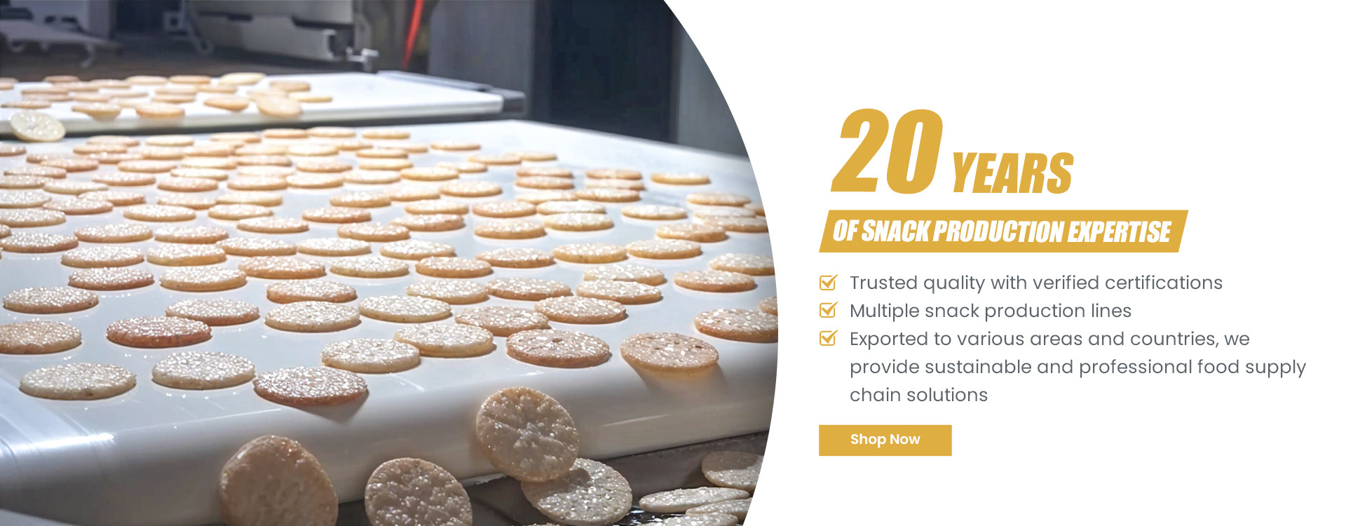 جودة وجبات خفيفة مقرمشة الأرز مصنع