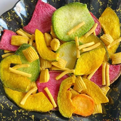 شراء نكهة الروبيان الفواكه المجففة الخضروات الخاصة OEM وجبات خفيفة شهادة BRC online manufacture