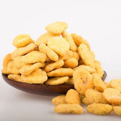 شراء فاصوليا عريضة محمصة مستنيرة كلاسيكية ، فاصوليا ذهبية اللون مملحة قليلاً online manufacture