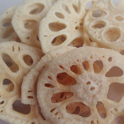 سعر جيد رقائق خضروات صحية مقلية بالفراغ معتمدة من جذر اللوتس المجفف BRC Ou Kosher الانترنت