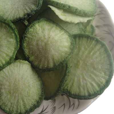 سعر جيد زيت النخيل والفواكه المجففة والخضروات الصحية رقائق الفجل الأخضر المقرمش الانترنت