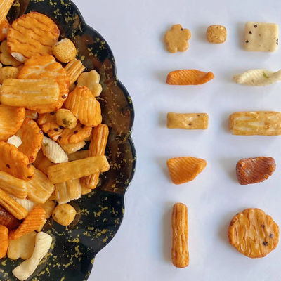 سعر جيد صلصة الصويا تشيلي رايس كراكرز حزمة OEM مفرقعات أرز مختلطة يابانية الانترنت