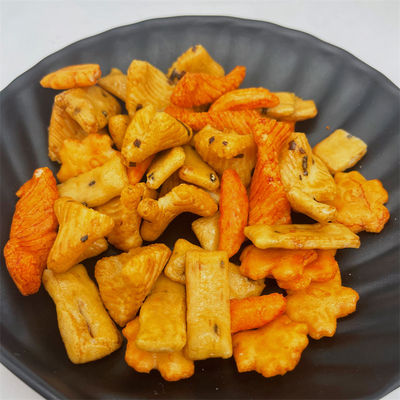 سعر جيد نوع ياباني غريب من الأرز الخالي من الغلوتين طعام أرز مختلط مقرمش بسكويت الحبوب الانترنت