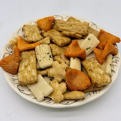 كعك الأرز المختلطة الهمشة